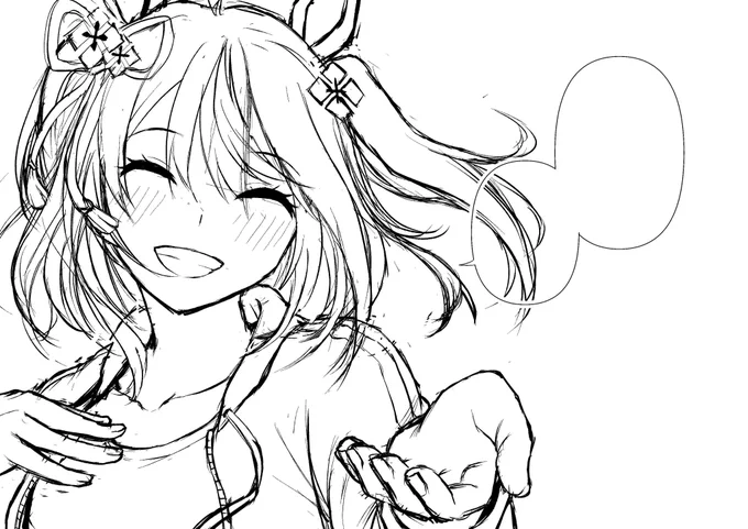 WIP
これ描くようになってから下書きから綺麗になったな… 