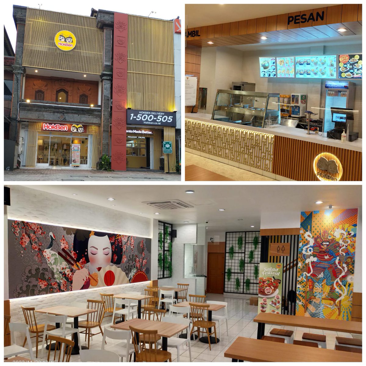 HokBen's tweet photo. Halo Semeton Bali... Satu lagi HokBen buka di wilayah kamu!
Sudah buka hari ini HokBen Gatot Subroto Tengah, Kota Denpasar, Bali.
Yuk Bli, Jegeg datang sekarang! Matur Suksma
#HokBenBaru #HokBenGatsuTengah #HokBenDenpasar #openingstore #menyatukanrasa #japanesefood #halal https://t.co/dx8CYmO92j