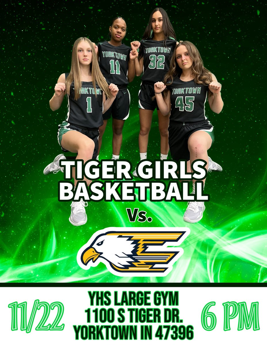 Tonight Delta (3-3) visits Yorktown for a cross town HHC showdown.  JV (4 quarters) starts at 6 PM.  Varsity game to follow.