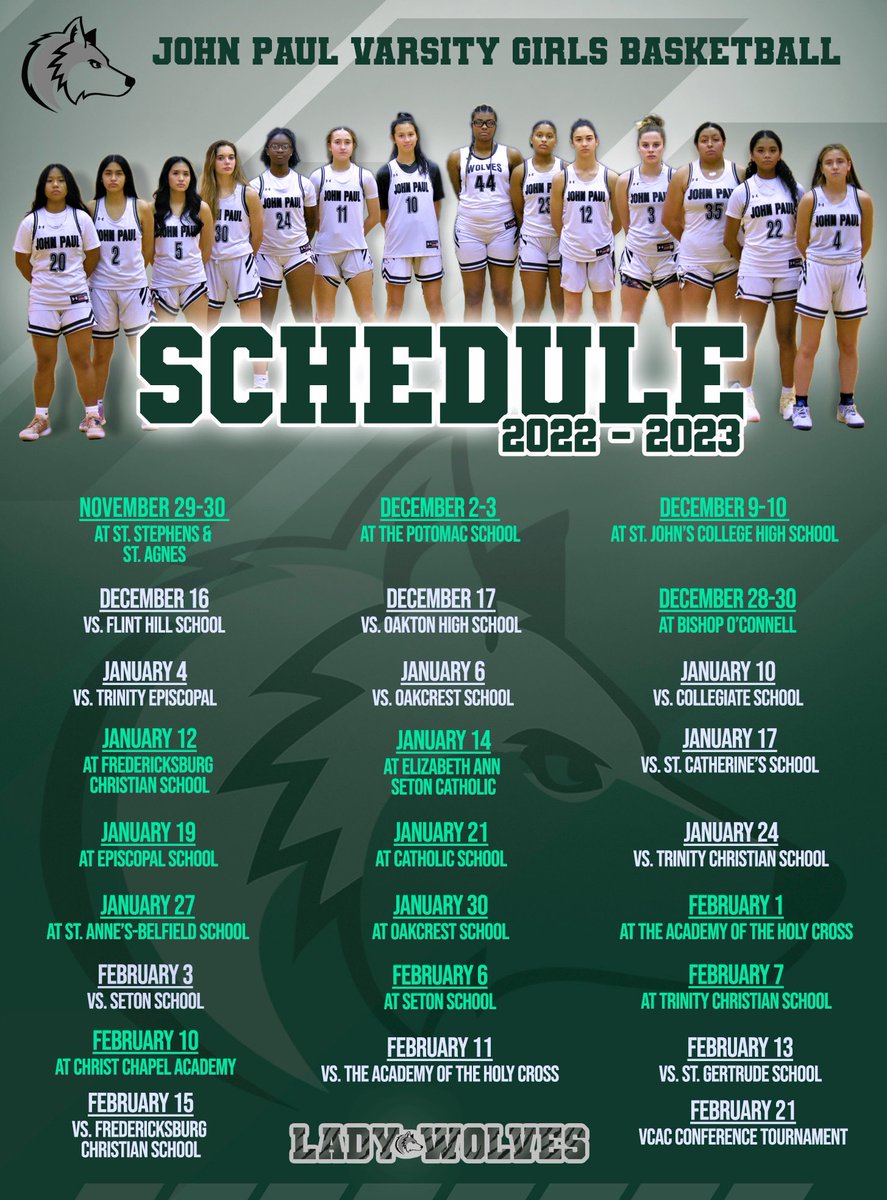 Our 2022-23 season schedule.  Let’s Go Wolves! <a href="/novahoopsCom/">Novahoops.com</a> <a href="/InsideNoVA/">InsideNoVA</a> <a href="/PGHVirginia/">Prep Girls Hoops Virginia</a> @hannahw2025 <a href="/euni_wilsonb/">Eunisela Wilson-Bahun</a> <a href="/2023Jamiepv/">jamiepv_2023</a> <a href="/NinaV_2025/">NinaV2025</a> <a href="/Leema10er/">Saleema</a> <a href="/CoachVelandria/">Neil Velandria</a> <a href="/crusher_bones/">Andrew Washington Jr</a> <a href="/Ricky59243381/">Coach Ricky M</a> <a href="/Coachpalmer1968/">Donald Palmer</a>