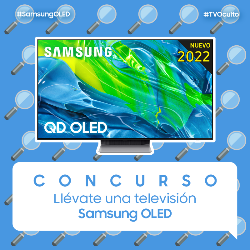 SamsungEspana's tweet photo. ⚡⚡CONCURSO⚡⚡

Sigue los pasos y podrás ganar un TV #SamsungOLED📺👇

🕵️‍♀️Haz RT
🕵️‍♀️Encuentra los mensajes ocultos 
🕵️‍♀️Escríbelos en comentarios usando los hashtags #SasmungOLED y #TVOculto.

Entra en la web y comienza a buscar...😉🔎

📆Participa hasta el 29/11
