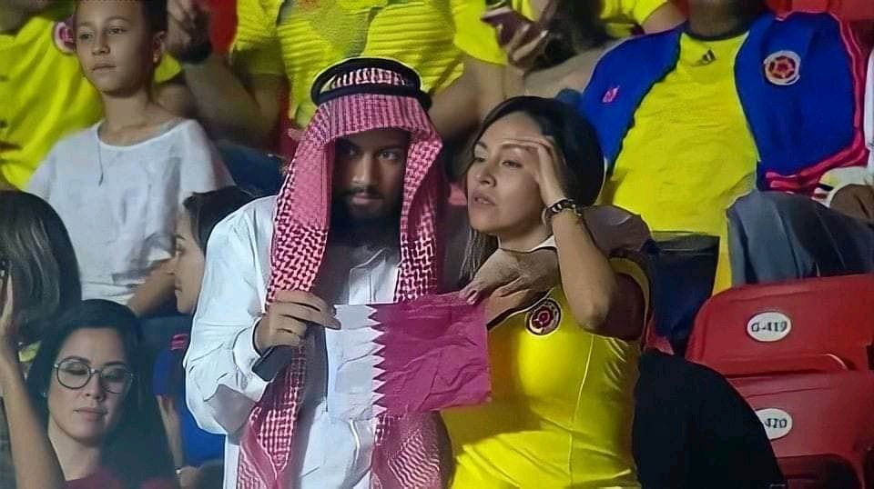القطري الوحيد الفائز بالمباراة💔😹😹