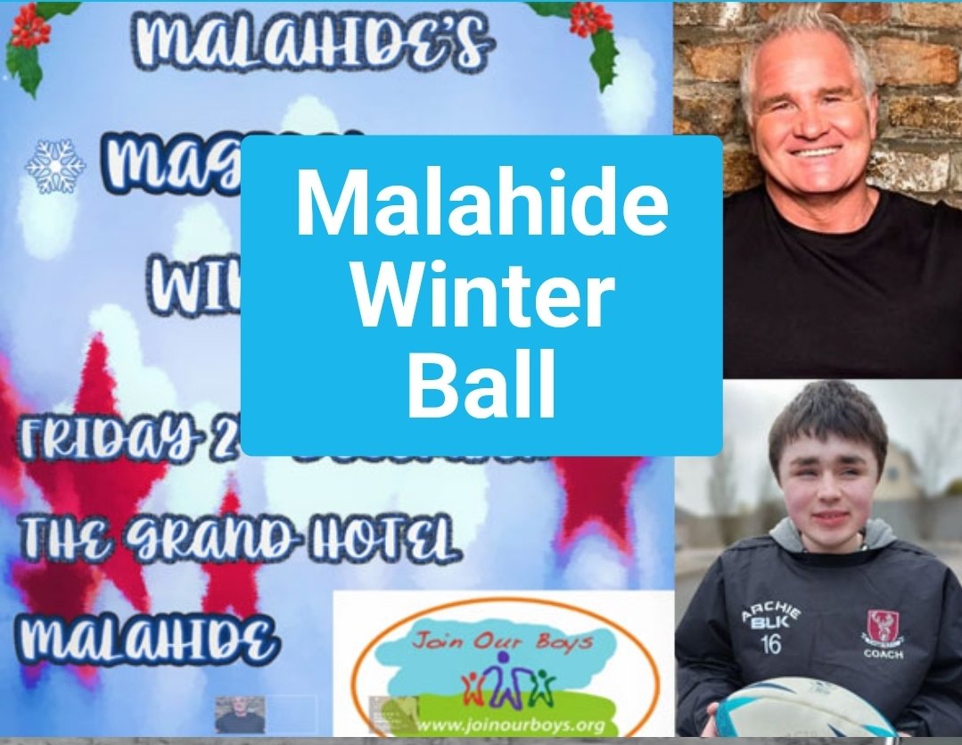 Pls RT.  The Malahide Winter Ball Will be bigger &amp; Better in 2023. Archie will make sure of that!!  We are so humbled by everyone's generosity and understanding. 
Love &amp; Light.
❤❤❤❤❤
