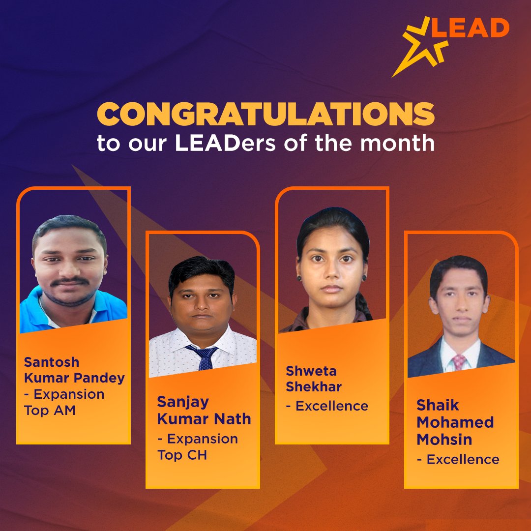 leadgroupindia's tweet photo. Congratulations to all our star employees! 
Your hardwork and dedication reflects in the accomplishments LEAD School! 
To know more about #LifeAtLEAD - https://t.co/PJTn4ZuTBY

#LEADersoftheMonth #LEADers #LEADWithConfidence #ConfidentIndia https://t.co/2G8FIo8qlJ