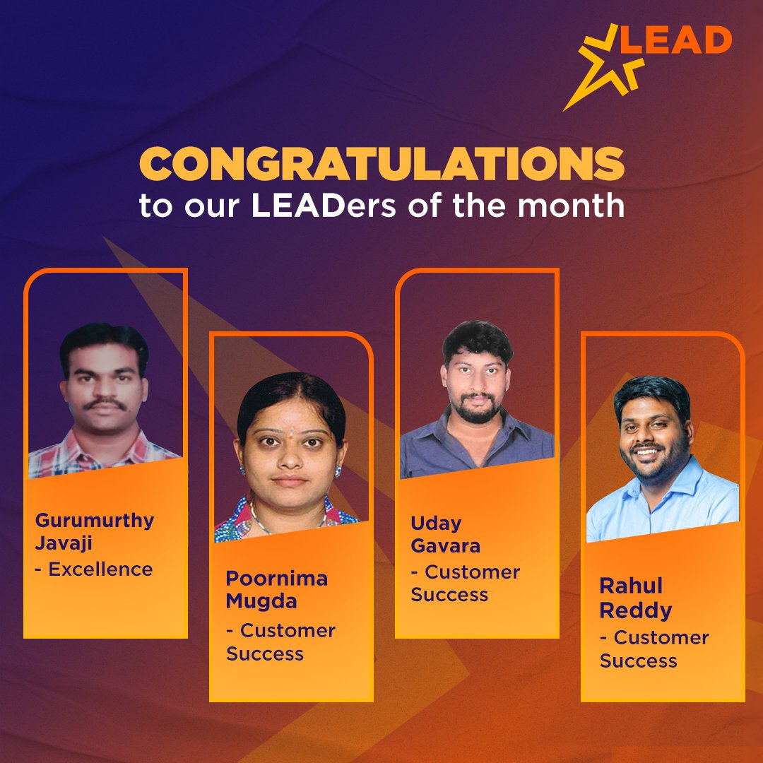 leadgroupindia's tweet photo. Congratulations to all our star employees! 
Your hardwork and dedication reflects in the accomplishments LEAD School! 
To know more about #LifeAtLEAD - https://t.co/PJTn4ZuTBY

#LEADersoftheMonth #LEADers #LEADWithConfidence #ConfidentIndia https://t.co/2G8FIo8qlJ