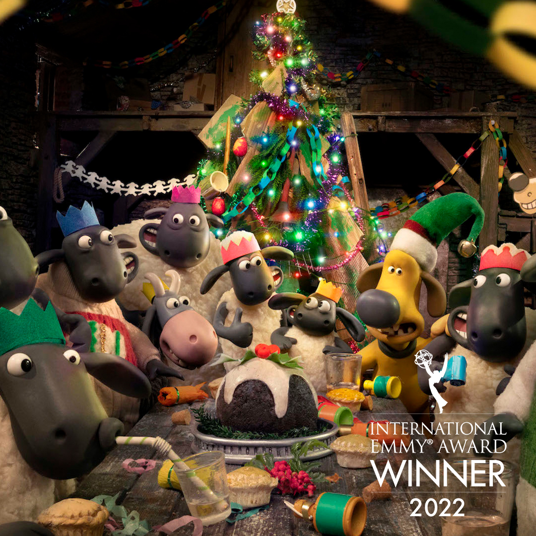 ✨ Shaun is OVER THE MOON to be an International Emmy® Award Winner! ✨
Shaun the Sheep: The Flight Before Christmas won the International Emmy® for Kids: Animation last night. Huge congratulations to the talented crew who created this special piece of Christmas magic! #iemmyWIN