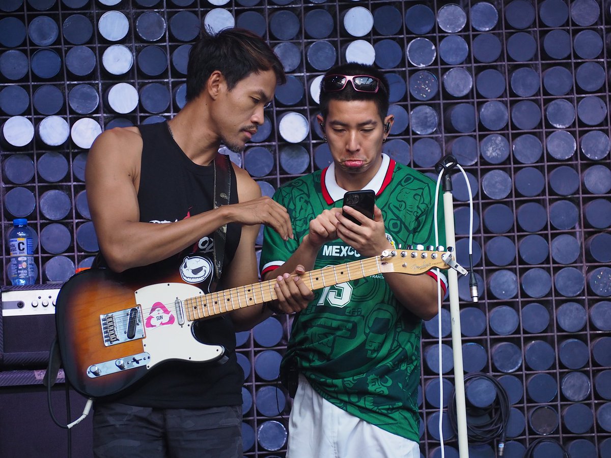 JaaoPsk's tweet photo. Sound check ลองนัว @สระบุรี  2211202. @mootono_pk https://t.co/TajazXxKwS