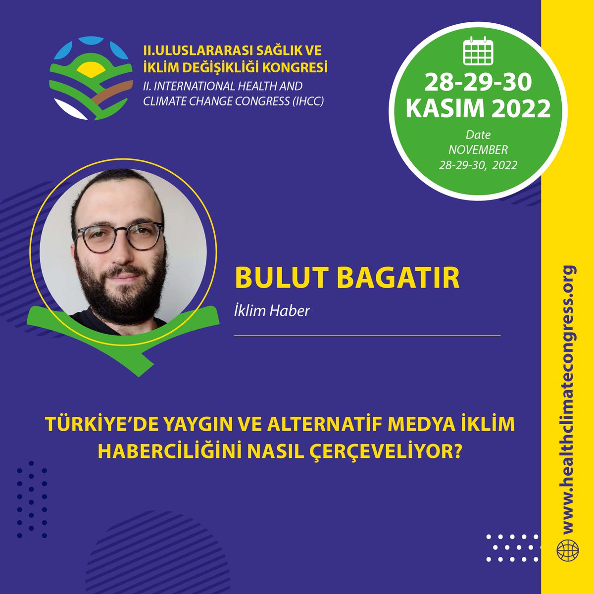 healthclimatecongress.org

#iklim #sağlık #çevre #tarım #dünya #bilim #akademi #iklimdeğişikliği #havakirliliği #iklimkrizi #küreselısınma #sürdürülebilirlik #azaltım #uyum #dirençlilik #sektörelgelişmeler