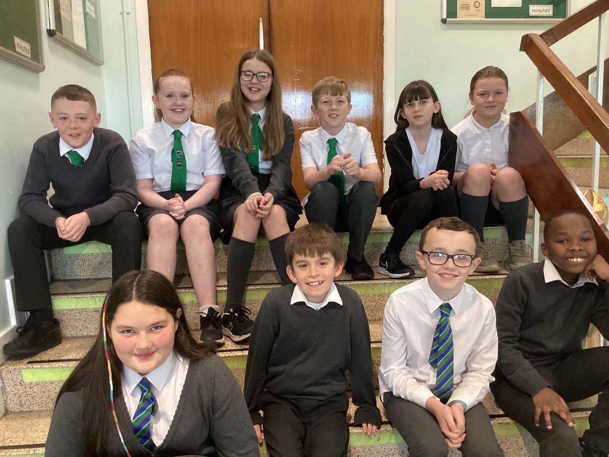 StAugustine_PS's tweet photo. Mrs Docherty presented these fabulous P6 and 7 pupils with a Head Teacher Award for their fantastic reading at Mass recently. Keep up the great work everyone. We love watching your confidence grow. @motherwellre @FrKane @AugustinesYouth #faithvalues #confidentindividuals https://t.co/2KpFq8czVg