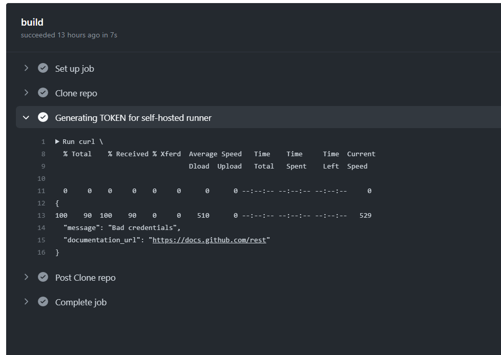 _AllThingsTech_'s tweet photo. @github  do you know why I get this error message "message": "Bad Credentials". #devops https://t.co/HGGQBtiTeu