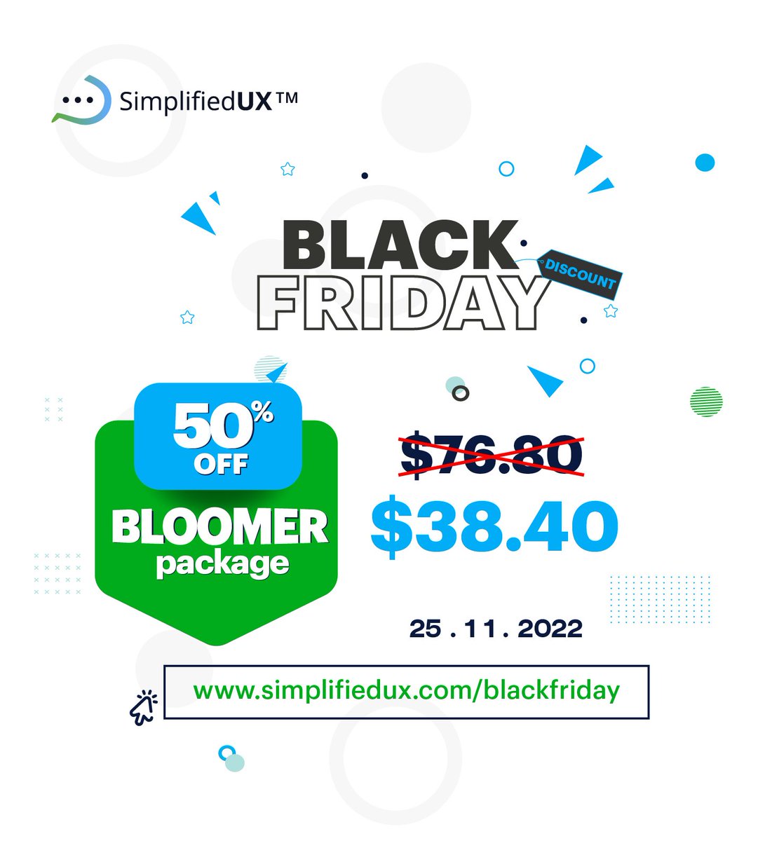 _simplifiedux's tweet image. On Black Friday, you’ll be getting 50% off our Bloomer membership plan. It’s not too early to start getting prepared.

You snooze, you lose!

#uiuxdesign
#uiuxdesigner 
#simplifiedux