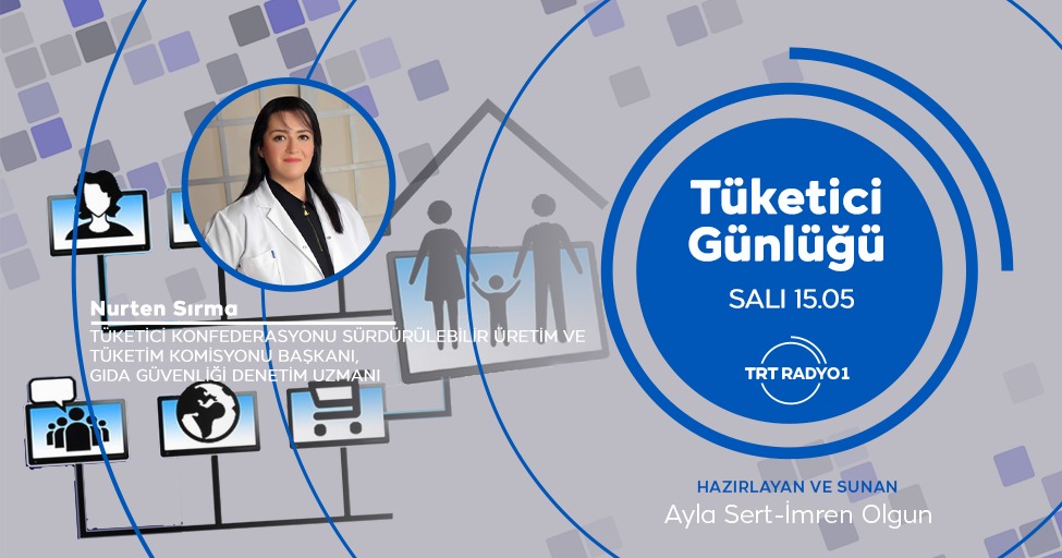 trtankararadyo's tweet photo. 🔵📌 Tüketici Günlüğü programında
bugün, Tüketici Konfederasyonu Sürdürülebilir Üretim ve Tüketim Komisyonu Başkanı, Gıda Güvenliği Denetim Uzmanı Nurten Sırma konuğumuz oluyor.
@nurtensirma
.
.
.
.
#tükonfed
#gıdadenetimi
#stf
#ekod
#gıdaenerjisi https://t.co/ydMgjpKMzH
