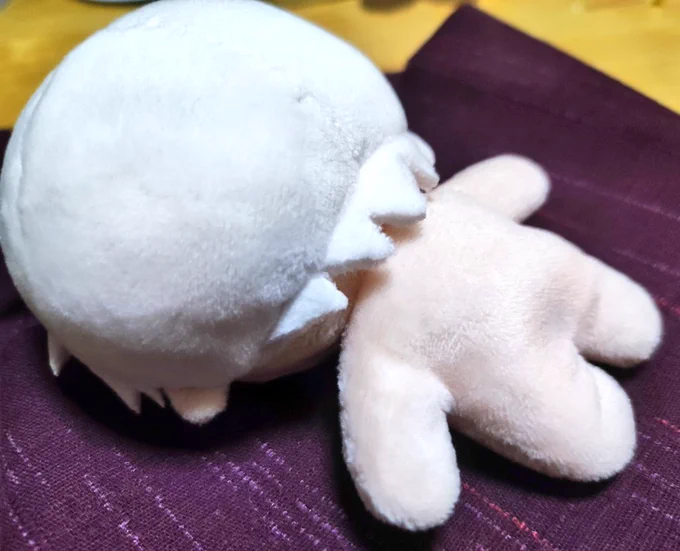 自作ぬい日記 その3ついに雪さんぬいが爆誕しました!!!なんかちょっと肥満だけど気にしない(笑)赤ちゃんみあって、おくるみしたくなる 