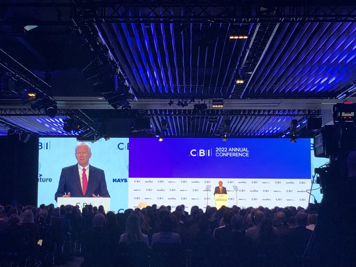 Great to see @PresidentCBI launch our Cyber Tech West national cluster demonstrator at <a href="/CBItweets/">CBI</a> conference with @CyNamHub and other biz partners, to leverage UK S&amp;T strengths, build partnerships &amp; forge a world-beating cyber cluster #CBIAC22 Looking forward to getting stuck in!