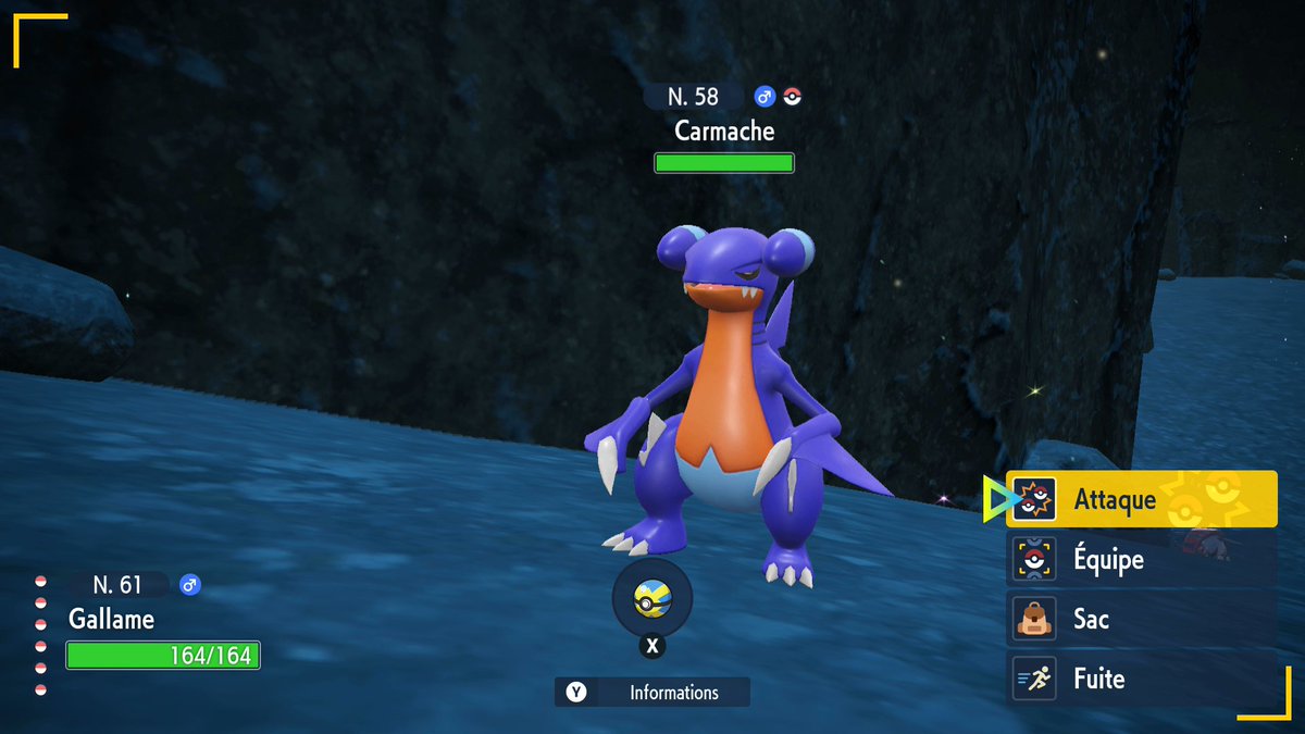 Carmache shiny sur Pokémon EV mon 4éme shiny ! twitch.tv/mrzedux