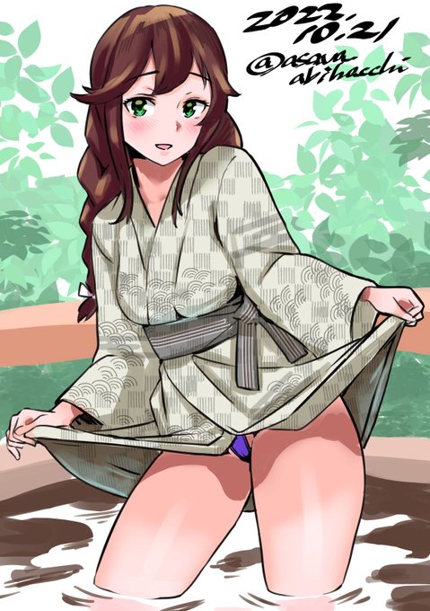 温泉旅行に行った能代(再 