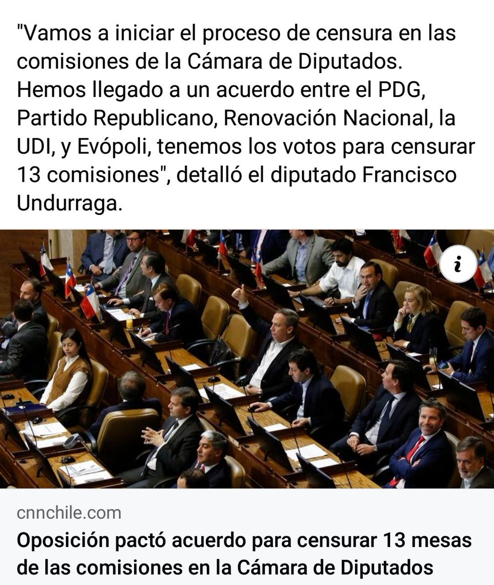 La derecha le declara la guerra a Chile nuevamente.