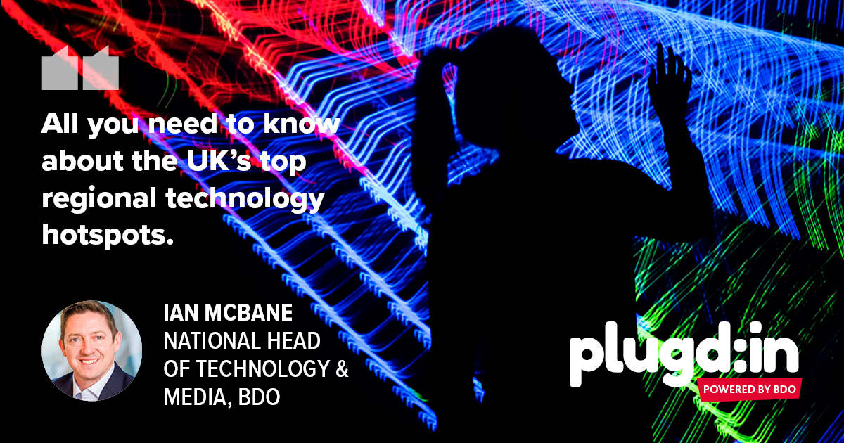 Come with us on a voyage of discovery of the UK's top technology hotspots outside of London. bit.ly/3ERBv2U #PlugdIn #TalkTechTuesday