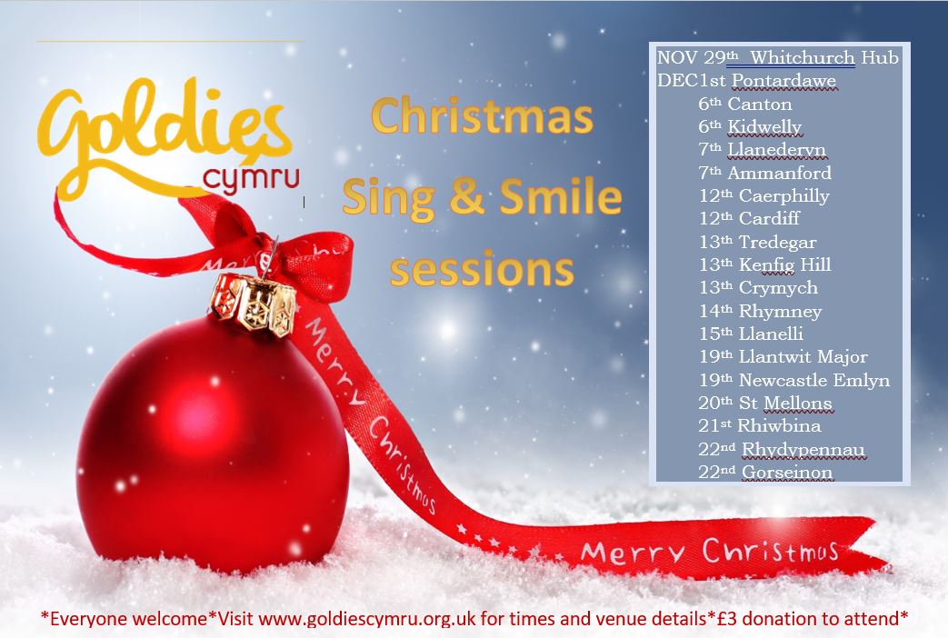 #SingAndSmile #ChristmasSinging #ChristmasCarols #Christmas #Singing #Smiling #SingTogether #ChristmasInWales #SingWithUs #EveryoneWelcome #Charity #Christmas2022 #SocialSinging #SingingForHealth