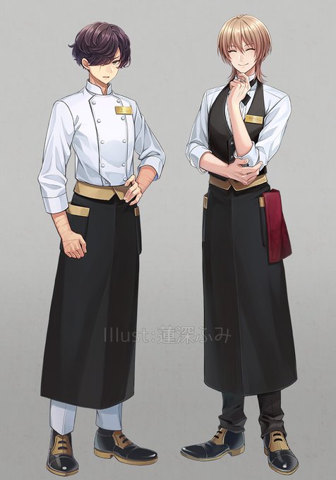 「2boys waiter」 illustration images(Latest)