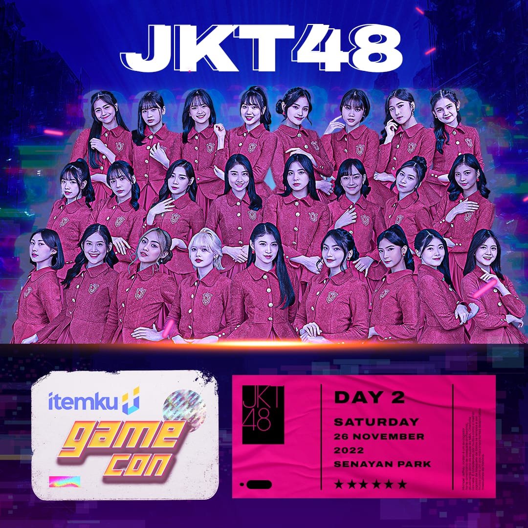 Event Itemku Gamecon hadir di Senayan Park loh. Ada JKT48 yg bakal ramein