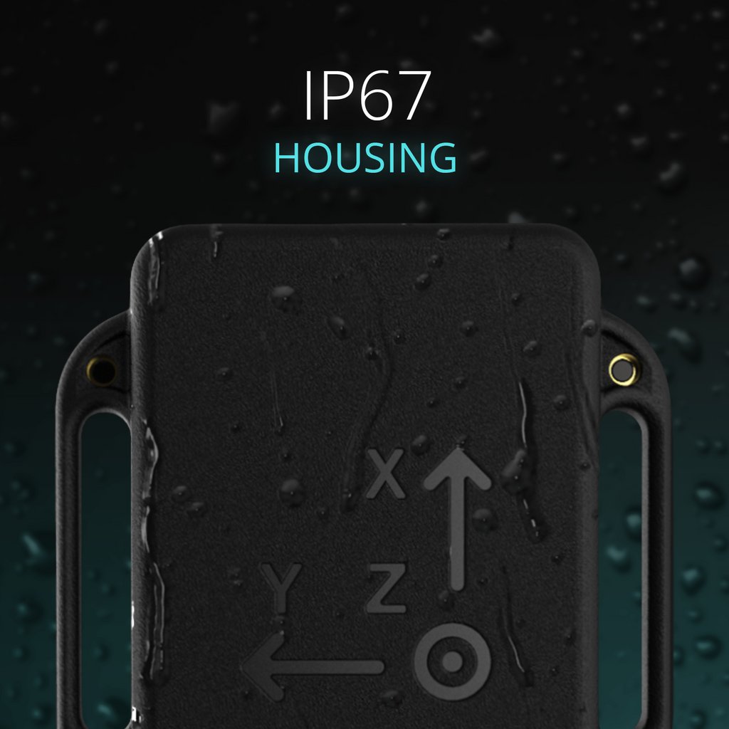 IP67 housing means the x-IMU3 can be used outdoors in all weather conditions, and even survive temporary submersion in water. x-io.co.uk/x-imu3