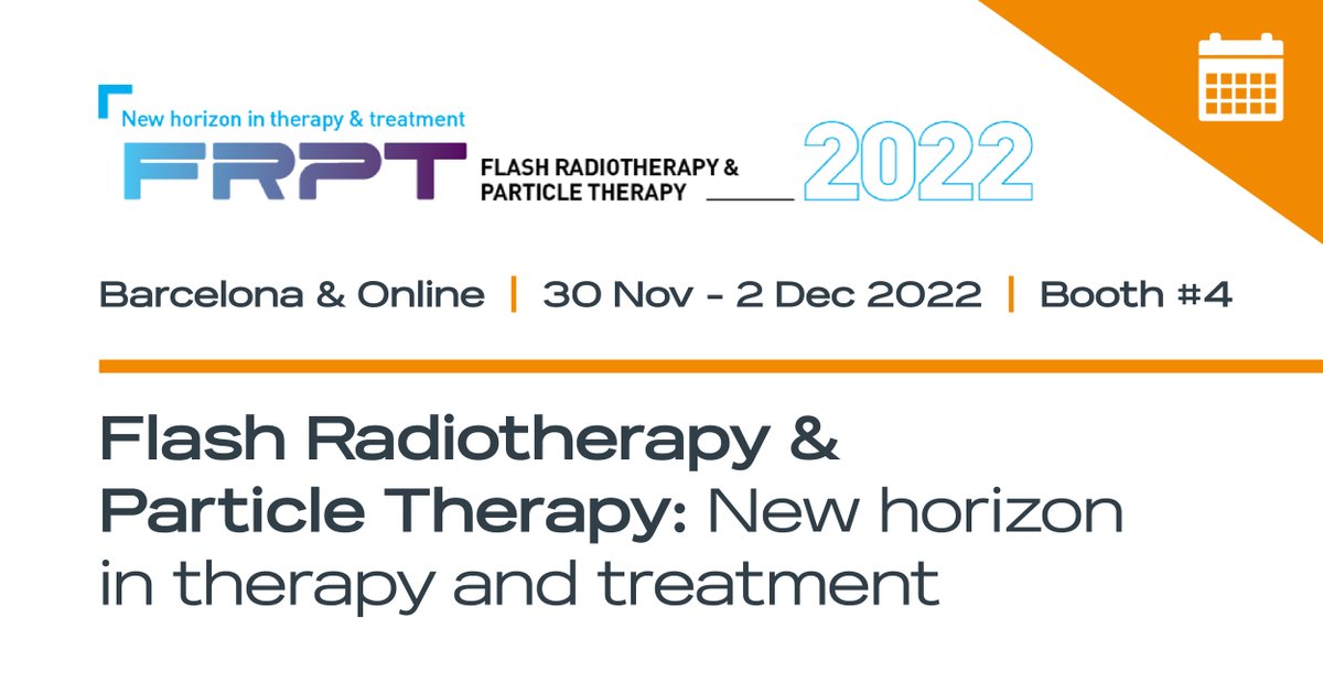 precisionxray's tweet photo. Join us at @FlashRPT 2022 in Barcelona from 30 November to 2 December. We are excited to showcase our portfolio of products, bringing together the latest radiation therapies for preclinical research that shapes the oncology treatments of tomorrow!
#FRPT #PrecisionXray https://t.co/rkjjtiopIa
