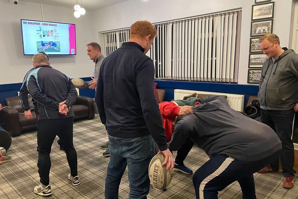 RFUNorthDev's tweet photo. Crouch…. Bind…. Set….

Brilliant turnouts at @DoncasterKnight, @WestoeRFC &amp; @WPRFC_Rugby!!

#crouchbindset #pos #scrum https://t.co/oZIjaKs73i
