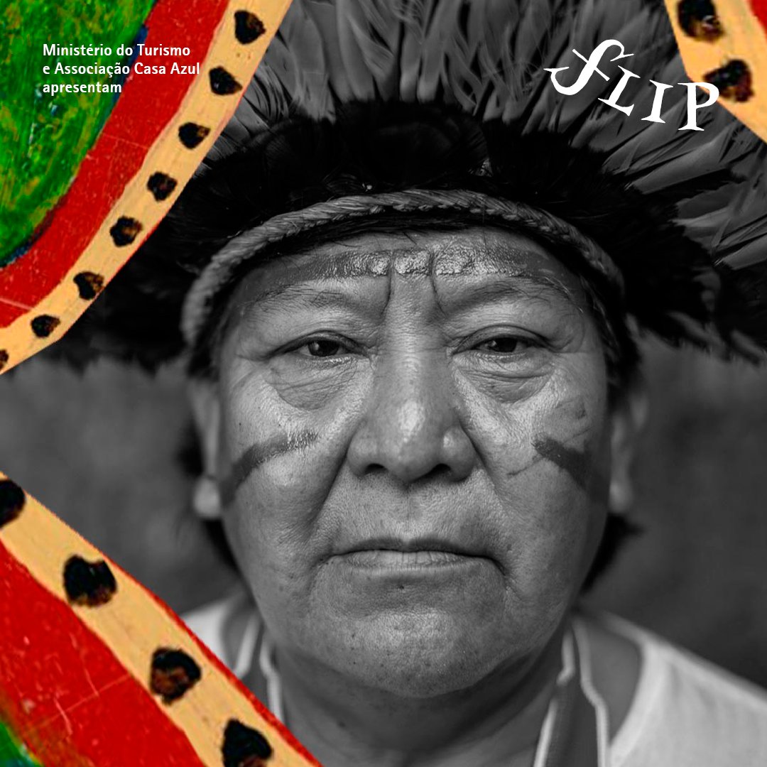 flip_se's tweet photo. Davi Kopenawa vem à 20ª Flip! 

#Flip2020 #Flip_se #Flip https://t.co/iaVIJlfnx9