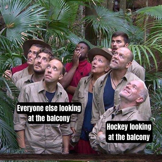 Hockey and the balcony, a love story