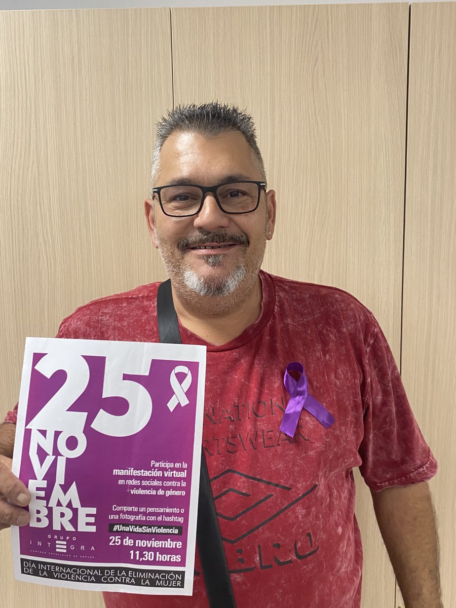 integra_alexis's tweet photo. Ni una menos 💜, desde Integra Canarias #unavidasinviolencia https://t.co/3aGdrkde9W