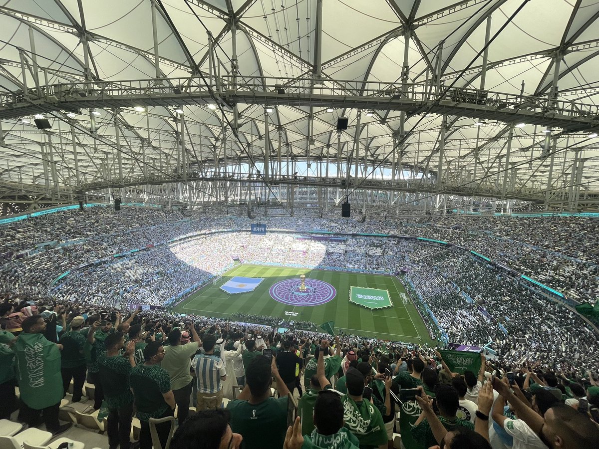 المنتخب السعودي يحرم الأرجنتين من رقم قياسي ويطيح بمنتخبها بعد سلسلة مباريات امتدت 36 مباراة بلا خسارة والوعد #قدام 🇸🇦

ألف مبروك 💚
#السعودية