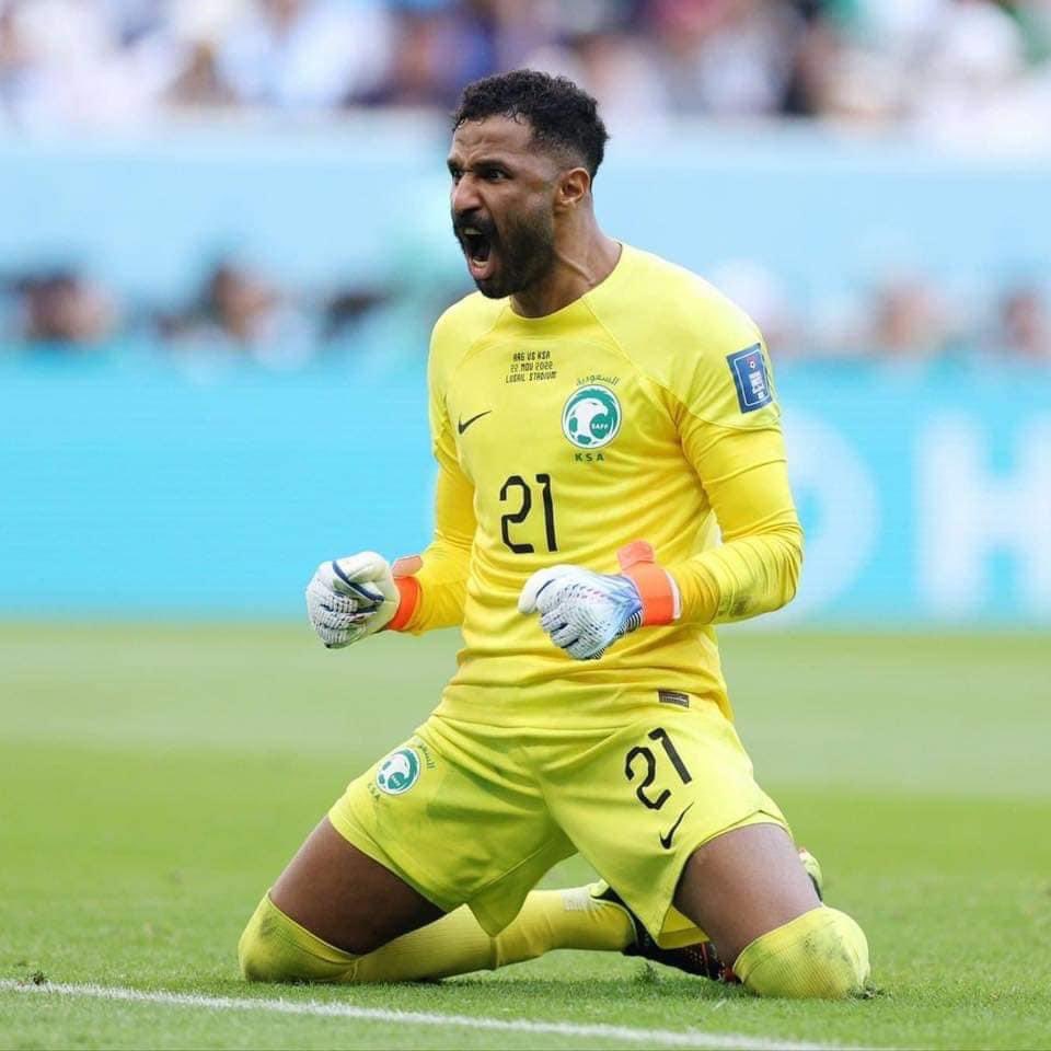 MDEBO10's tweet photo. رجل المباراة محمد #العويس حارس مرمي المنتخب السعودي👌
مبروك لمنتخب السعودية 🇸🇦 هذا الفوز التاريخ #رجالة 
#السعوديه_الارجنتين https://t.co/IzfWW6P7Aw