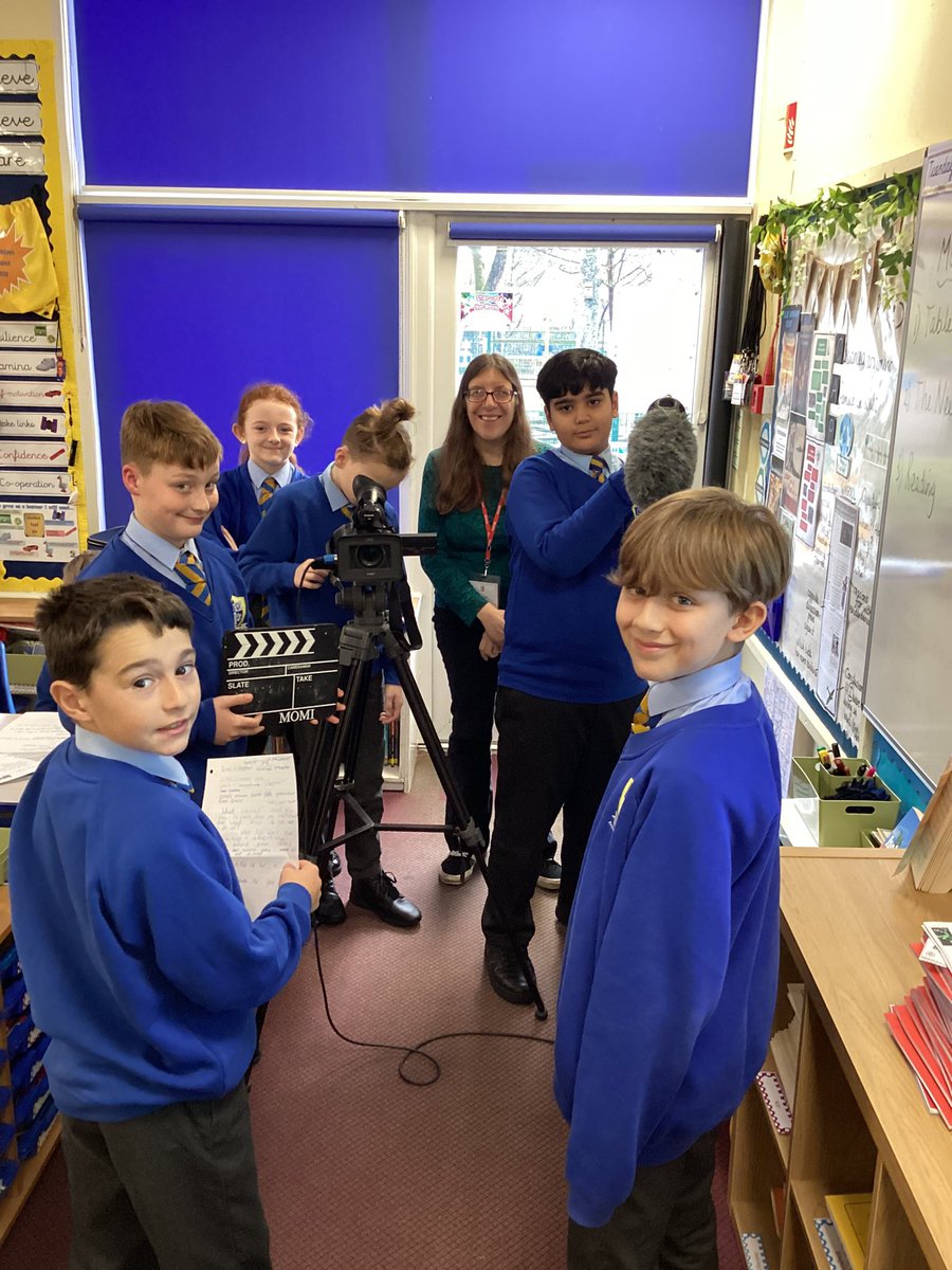 SSAMprimary's tweet image. Thank you to Mrs Orgill from @TheMcrCollege for visiting Year 6 for Careers Week. She talked about her job teaching film and television and explained how to pursue a career in this sector. Pupils had chance to produce a short film in different roles. @tmcclickstudio
