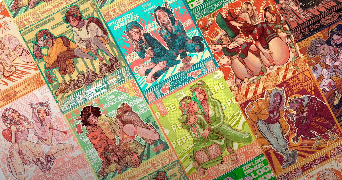 I fondly remember collecting collectible cards as a child.
I was inspired by these warm memories when I created my collection "Human's demons".
All cards have their own rarity and characteristics. Each card is individual and without the use of generation.
opensea.io/collection/hum…