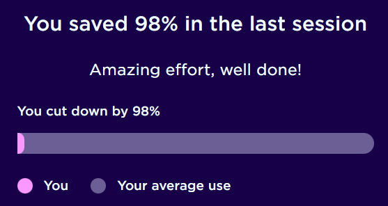 Dear <a href="/OctopusEnergy/">Octopus Energy</a> - I took part in the last #savingsessions by throwing the master breaker on the leccy box, but apparently I only saved 98%.  What's up with that? :)