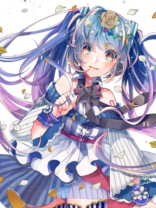#いいツインテールの日と言うわけでミクさんの過去絵再掲 