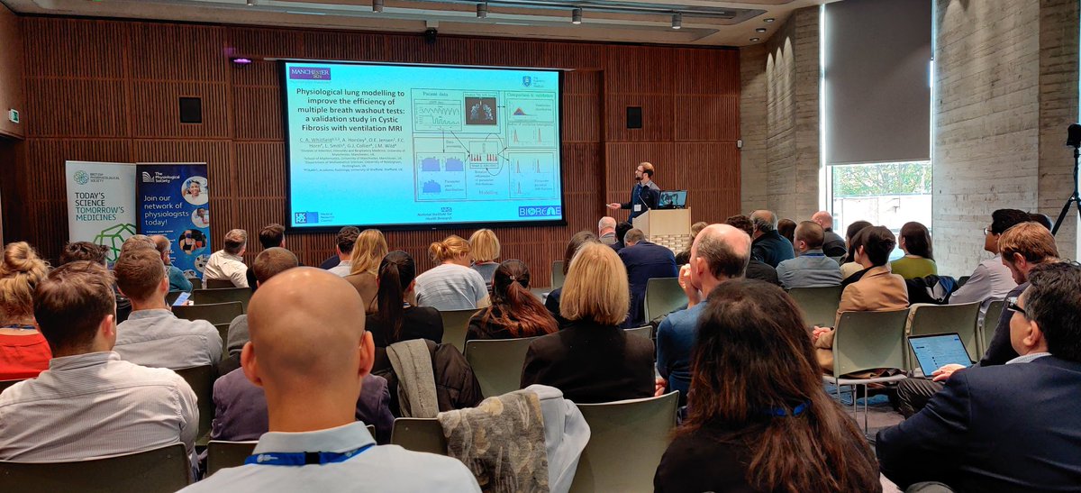 BritPharmSoc's tweet photo. Fantastic poster presentations also from @_andyshrimp @BristolUni, Dr Carl Whitfield @OfficialUoM, and Haopeng Xu @UniofOxford. 👏

#LungSummit #lungs #CPR #aerosol #asthma #NitricOxide #CysticFibrosis @physoc https://t.co/hC2ZNdyDog