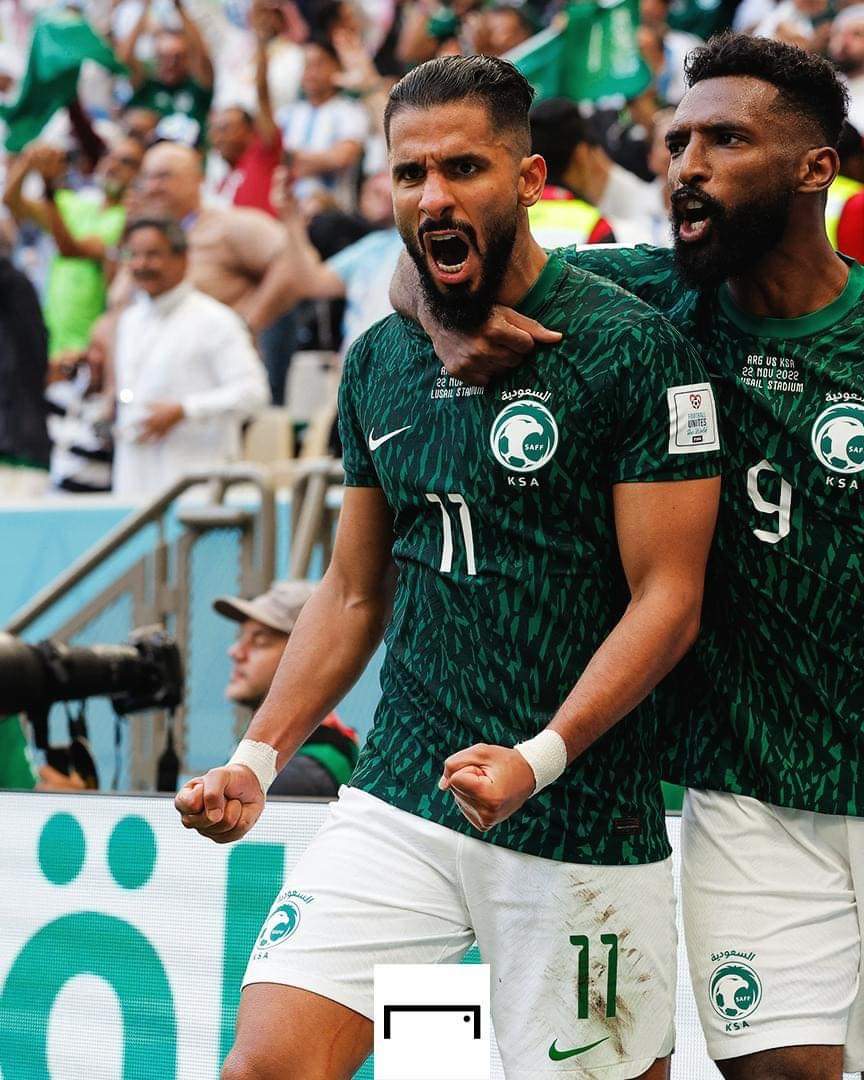 Awad_Aljarh's tweet photo. عاجل و لأول مرة في التاريخ السعودية تفوز على الأرجنتين 2-1 في مونديال كأس العالم في قطر #أداء_قوي_جدا 🏆 🇸🇦 🔥
من ليبيا الف مبروووك للمنتخب السعودي والجمهور السعودي🇱🇾🇸🇦 https://t.co/EpfRGN1pvX