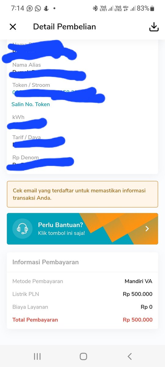 dhanalovic's tweet photo. @flip_id Bayar pakai VA Mandiri di PLN Mobile, ga ada biaya administrasi https://t.co/FXOCH4h5hQ