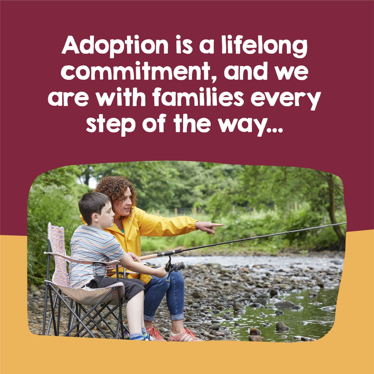 Adoption is a lifelong commitment, and we are with families every step of the way.

Whether a parent or child is struggling mentally, a child would like to reach out to their #birthfamily, or an SFCS family simply wants to talk to someone, our support is available no matter what.