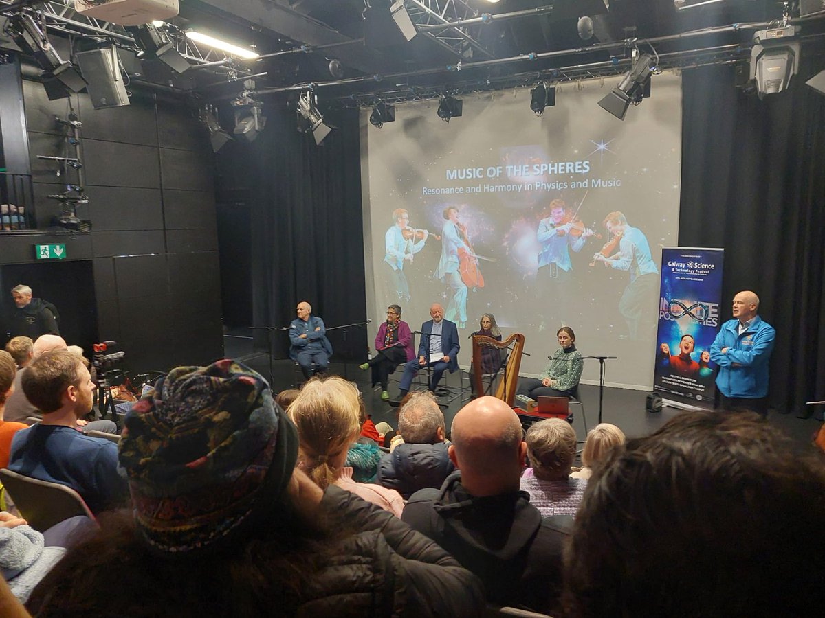 lizcoleman (@lizcoleman9) on Twitter photo We had a great night exploring the connection between physics and music at the music of the spheres event on Sunday - thanks <a href="/galwayscience/">Galway Science & Technology Festival</a> <a href="/gwy_earlymusic/">Galway Early Music</a> <a href="/RoyalAstroSoc/">Royal Astronomical Society</a> and all the amazing speakers, demonstrators and participants! We had a great night exploring the connection between physics and music at the music of the spheres event on Sunday - thanks <a href="/galwayscience/">Galway Science & Technology Festival</a> <a href="/gwy_earlymusic/">Galway Early Music</a> <a href="/RoyalAstroSoc/">Royal Astronomical Society</a> and all the amazing speakers, demonstrators and participants!