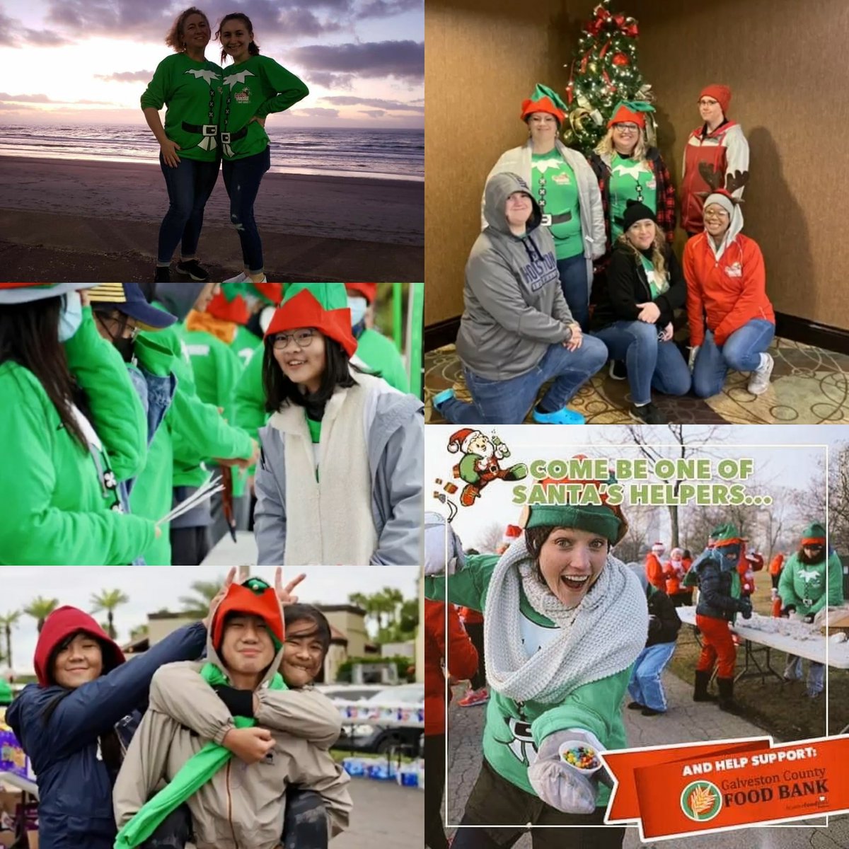 Make great memories volunteering! Please share your Santa Hustle volunteer pictures with Julie@galvestoncountyfoodbank.org or make new ones below.

santahustle.com/galveston/volu…
