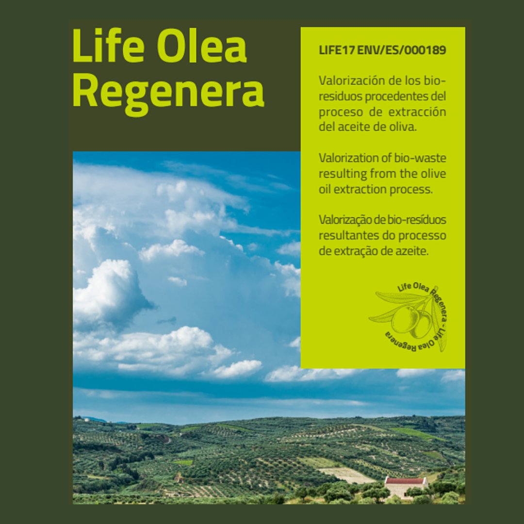 <a href="/OleaLife/">LIFE OLEA REGENERA</a> llega a su fin y estamos muy satisfechos con los resultados 😀 

¿Quieres conocer nuestra aportación a la economía circular en el procesado del aceite de oliva? ♻️

¡Inscríbete!⬇️

docs.google.com/forms/d/1oFhI6…

¡Nos vemos en Jaén el día 29! 

#AOVE #Oliva #Jaén #alperujo