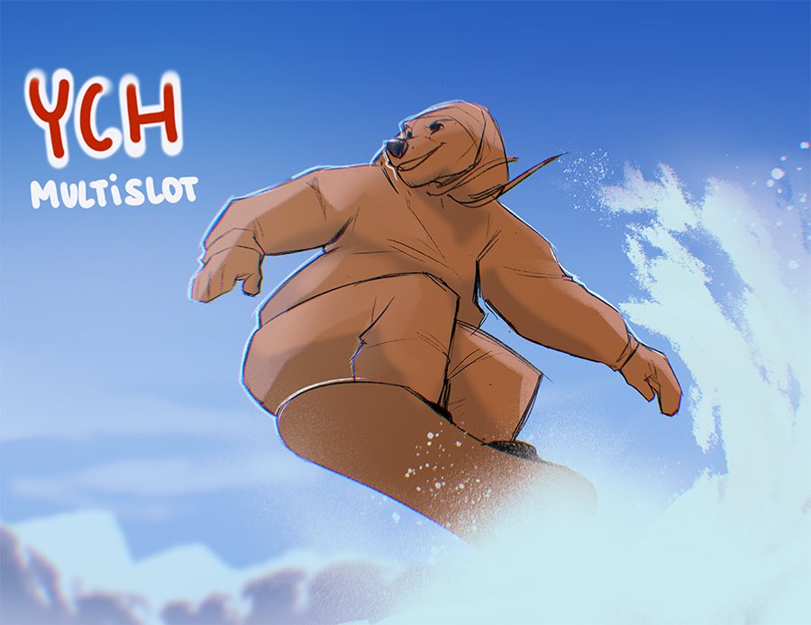 Hi everyone!
A quick Winter YCH ❄️
Any gender - Any species
70€
(price can increase depending on character complexity)

DM me interested!
#YCH #ychcommission