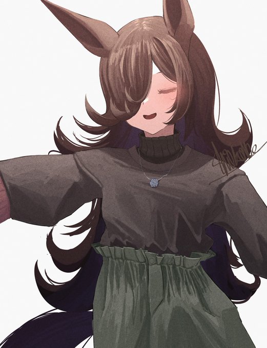 背景なしでもかわいいね#ウマ娘 