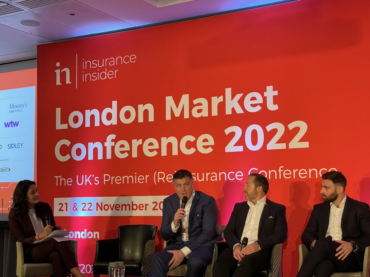 Good to hear our Chair of Product &amp; Programmes Matt FitzGerald at #LMC2022 today talk about the rise of ‘full stack’ risk-bearing MGAs, how MGAs innovate to bring new capacity &amp; how even the biggest MGAs, once they’ve built a v slick machine, can easily bolt on lines to grow more