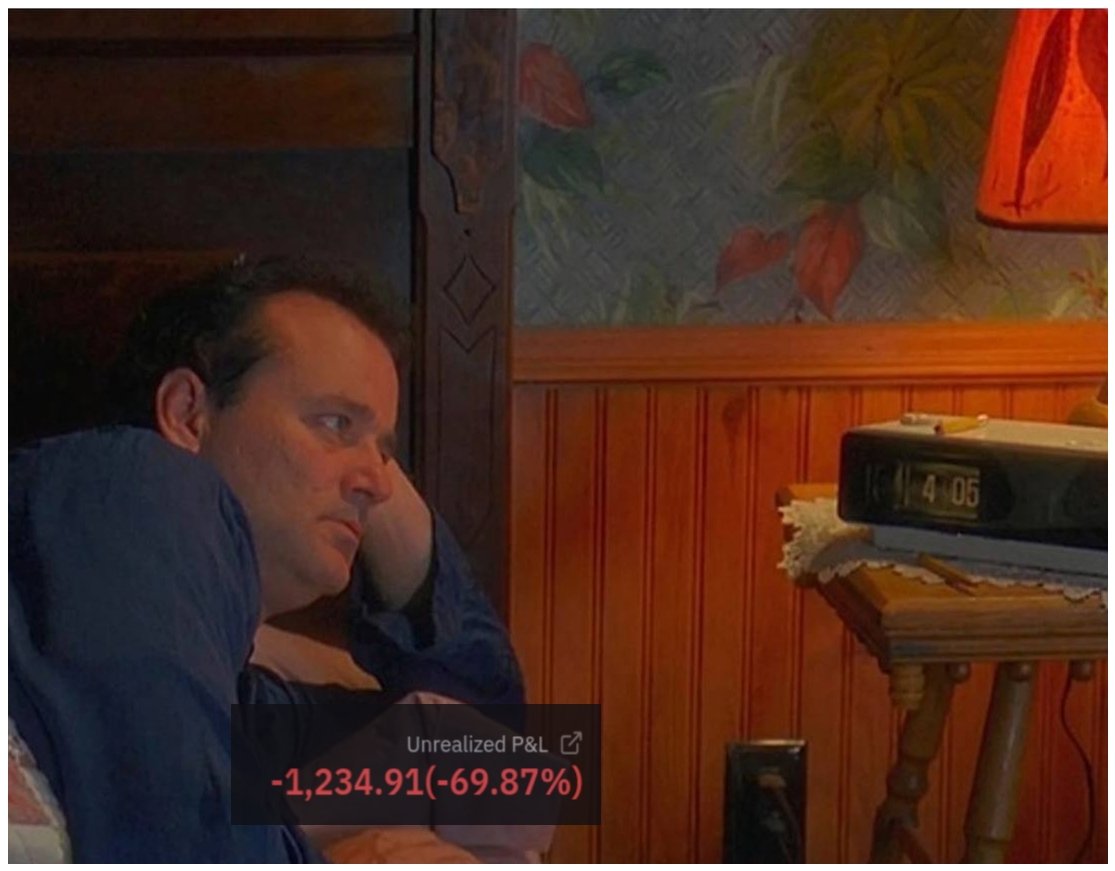 cryptogences's tweet image. #cryptomeme #crapto #Bitcoin #cryptomarket #cryptotrading 🧾

It's me every single day waiting for a trend reversal: