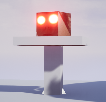 CapplemanRyanPA's tweet photo. Behold, the Shelbcube (@ShelbyMackman)
 #UnrealEngine #UE4 #IndieGameDev #madewithunreal https://t.co/OimM7NkPxV