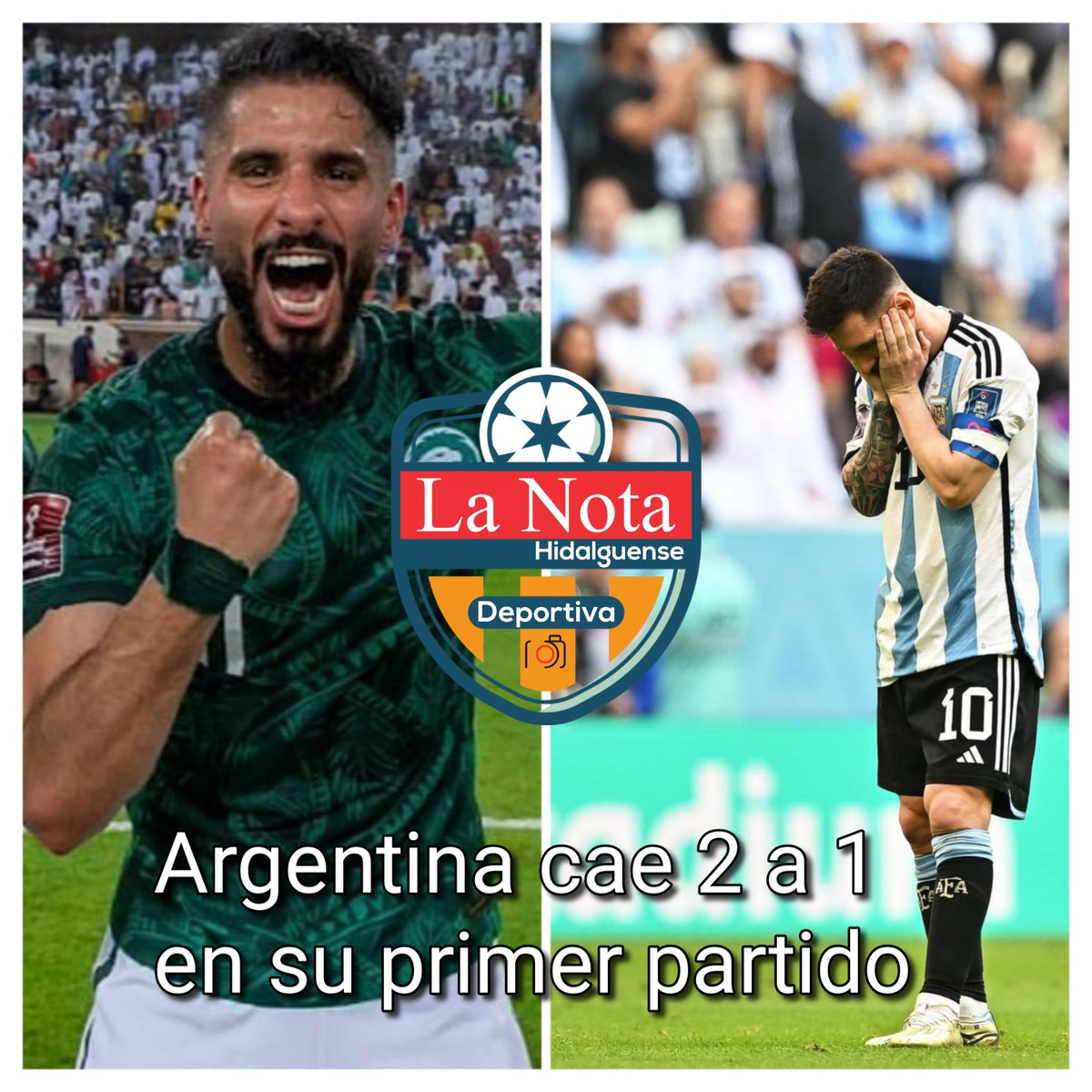 Cae #Argentina ante #ArabiaSaudita en #Qatar2022